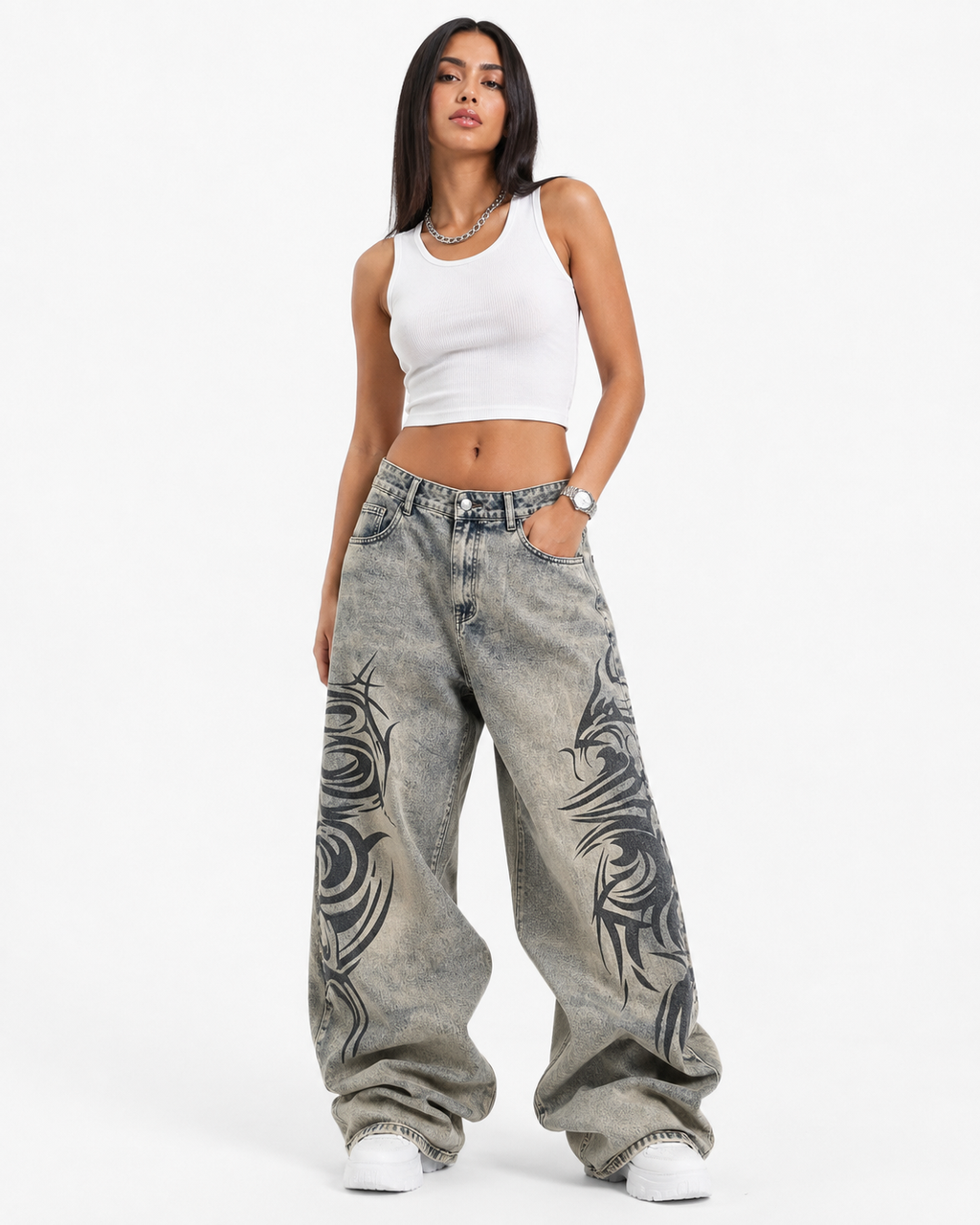 Light Washed Demin Jeans