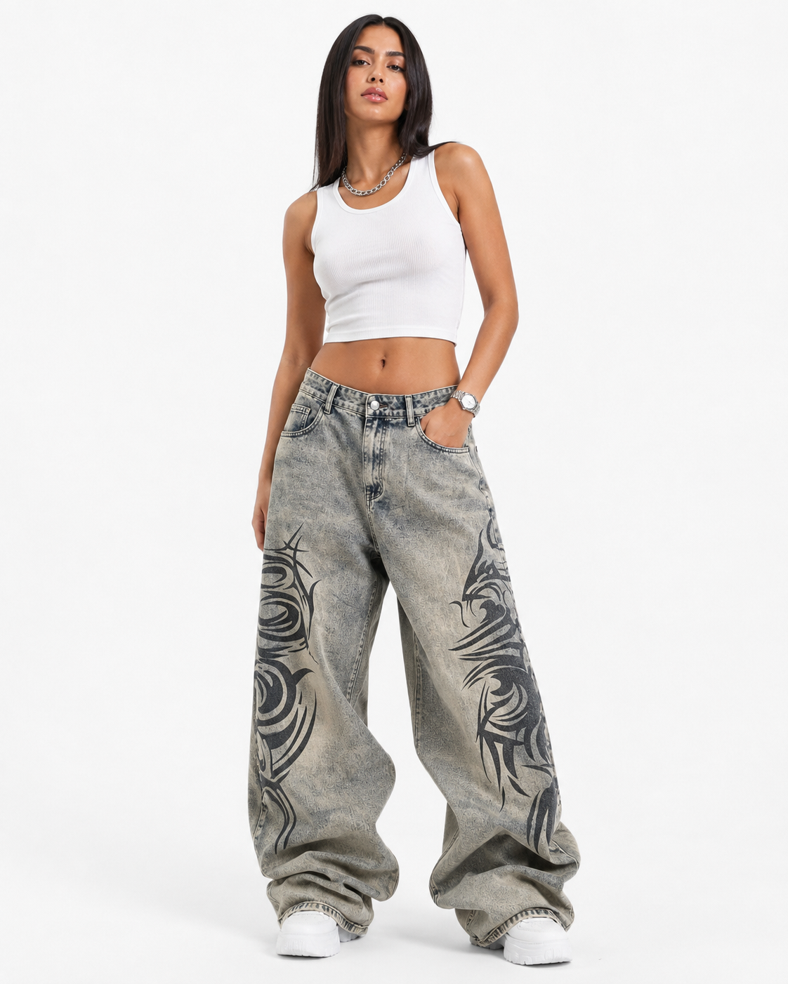 Light Washed Demin Jeans