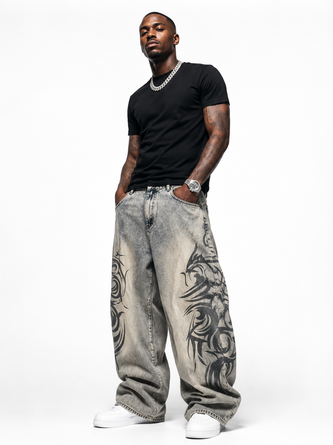 Light Washed Demin Jeans