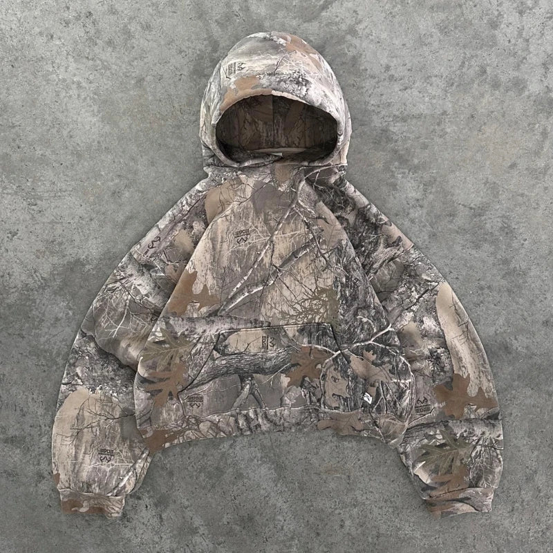 Camo Zip-up Hoodie