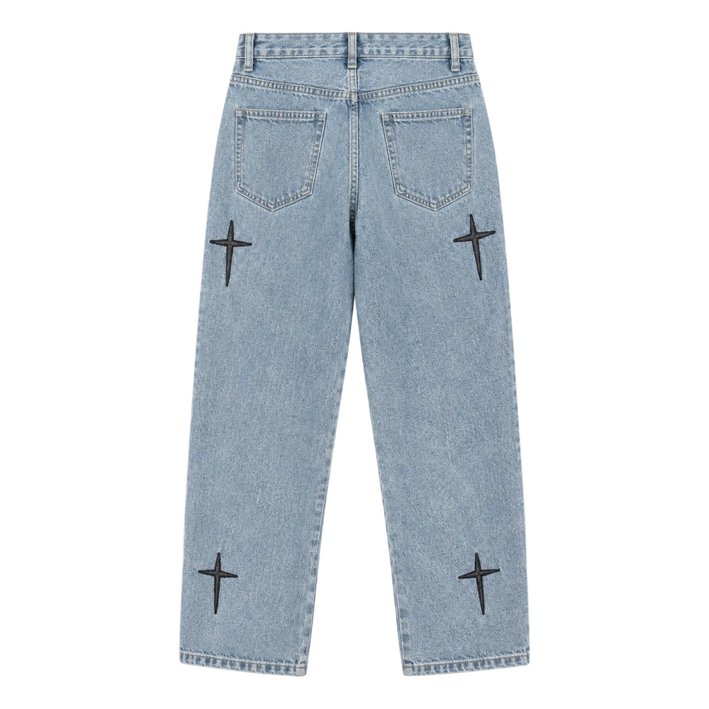 Star Print Jeans