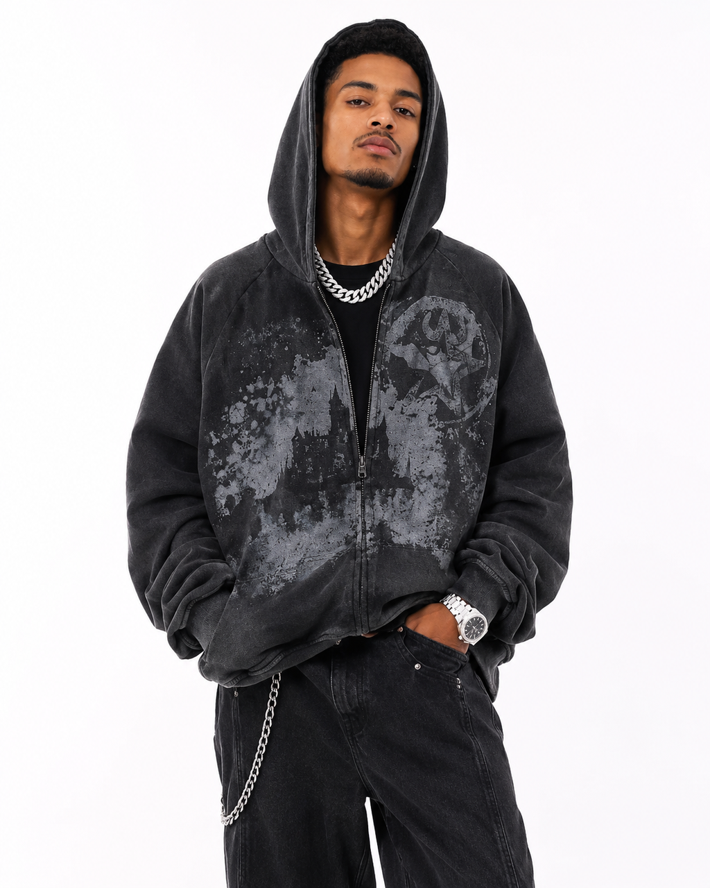 Lunar Zip-up Hoodies